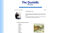 Desktop Screenshot of dumbill.co.uk
