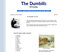 Tablet Screenshot of dumbill.co.uk